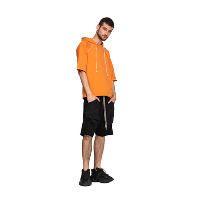 vagabond reflectss asimetrix pantaloni scurti cu tur lasat