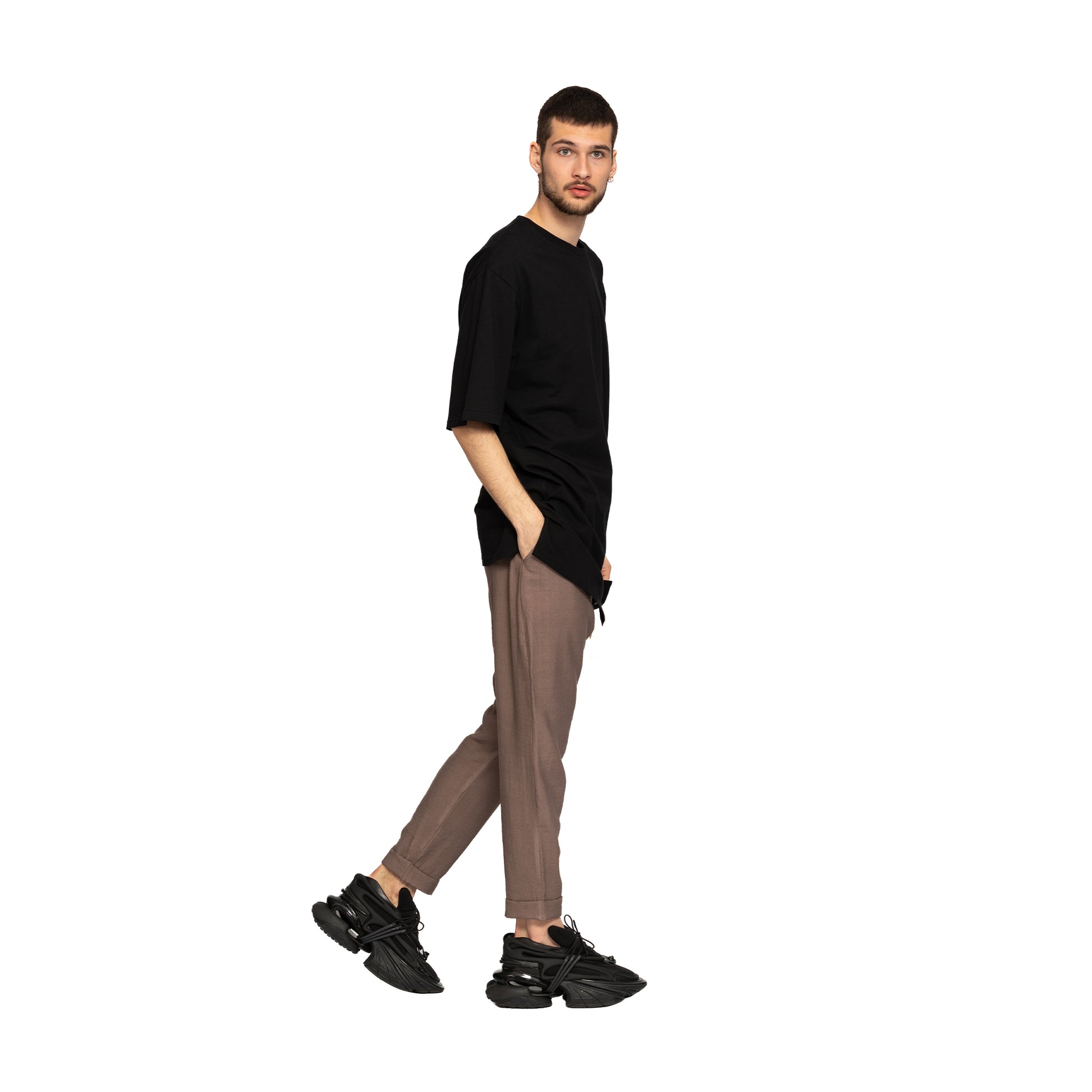 vagabond reflectss asimetrix tricou barbatesc negru